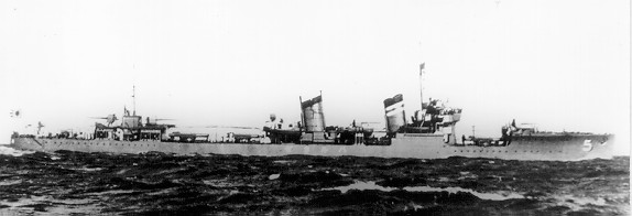 大日本帝国海軍連合艦隊の駆逐艦【追風/Oite】