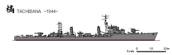 大日本帝国海軍連合艦隊の駆逐艦【橘／Tachibana】