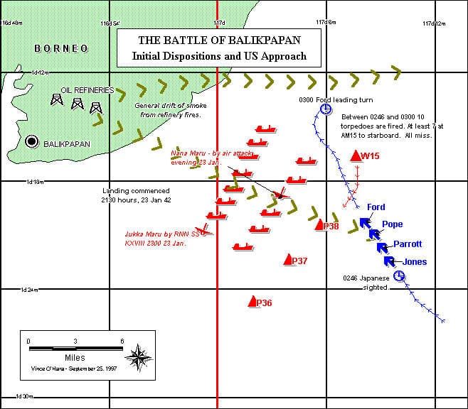 バリクパパン沖海戦