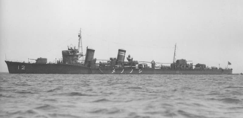 大日本帝国海軍連合艦隊の駆逐艦【東雲／Shinonome】